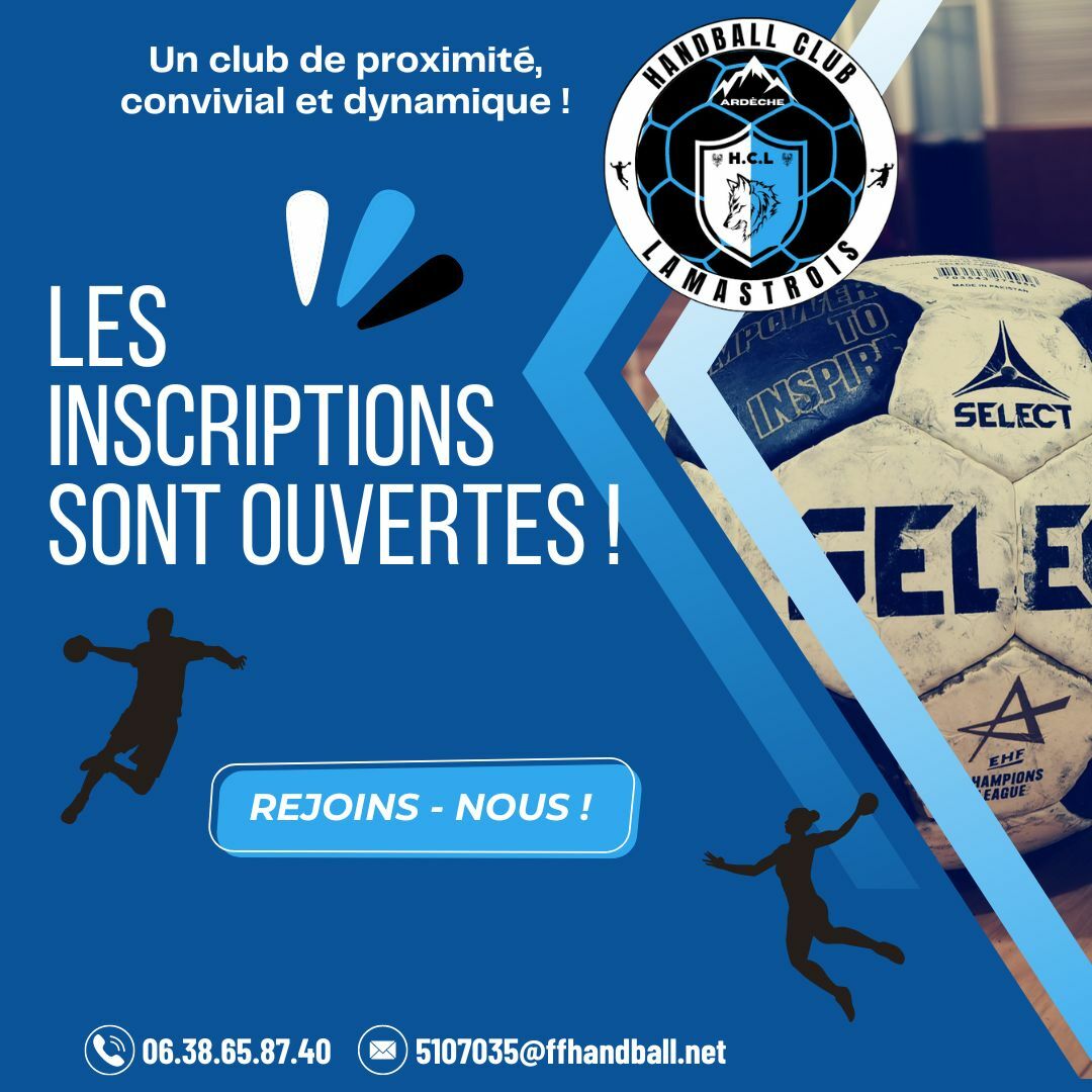 Les inscriptions sont ouvertes !