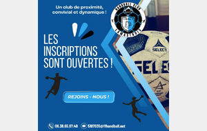 Les inscriptions sont ouvertes !